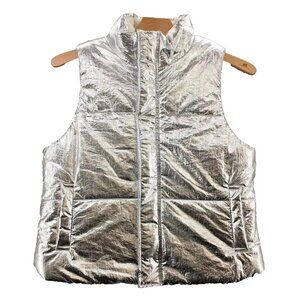 A NEW DAY Vest Sherpa Lined Full Zip Size Medium *NWT* MSRP $35.00